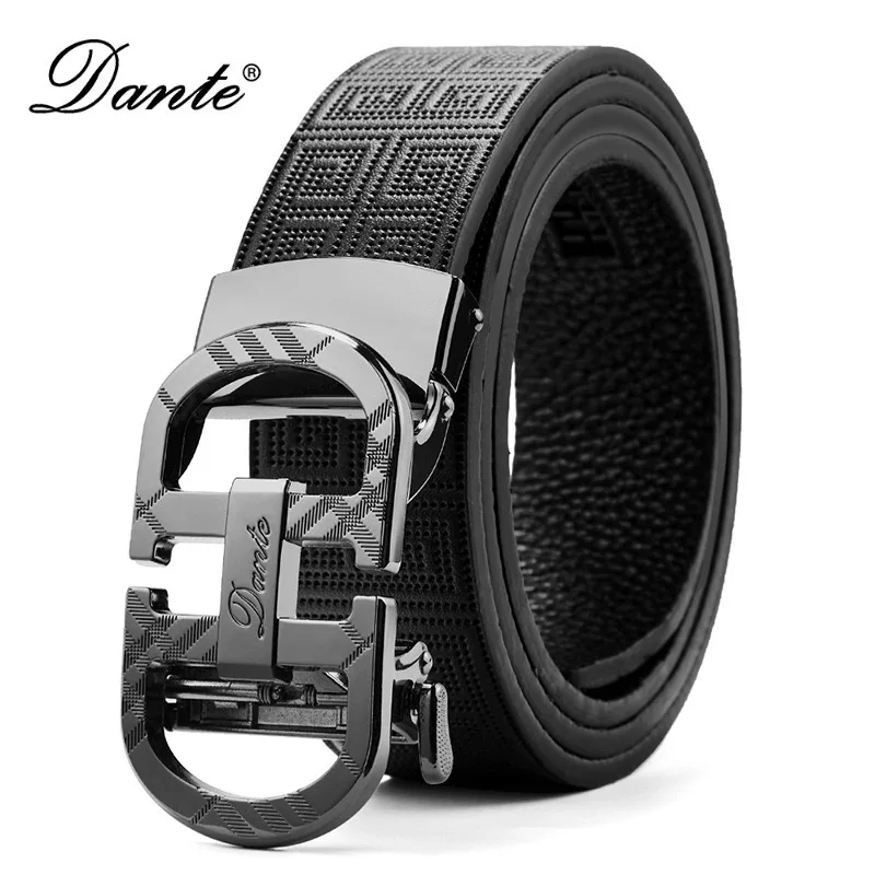 新しい革カジュアル多用途メンズベルトヘッド層革自動バックル革ベルト大人の高級ブランドギフトボックス包装