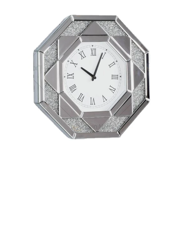 Wall Clocks, Mirror Wall Clocks, Glass Wall s, Diamond Decoration , Fashion Furniture, Polygon Wholesale