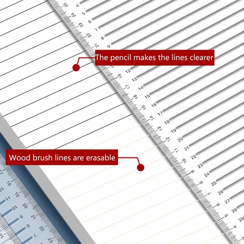 1PCS Straight Line Stencils Writing Templates Straight Line Drawing Ruler College Ruled Line Drawing Stencil Writing Guide