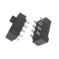 12A 250V 3 Position 8 Pin Toggle Slide DIP Switch LQ-103H Hair Dryer Hot Cold Wind for JJ-15 Philips Flyco FH6218/20/21/31