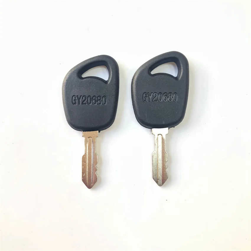 2PCS Replacement GY20680 AM131946 AM123426 Ignition Keys fit for John Deere Tractor Part E100 Series