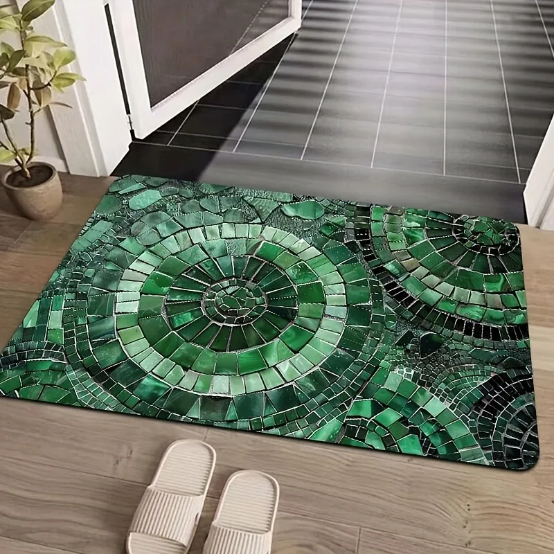 

1PC Bohe Styles Kitchen Rugs Non-Slip Home Door Mats Pop design Bathroom Rugs Bath Mat Carpet for Home Sink Laundry Decor