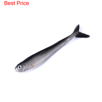 1000Pcs Double Color Small Fish Road Soft Bait 8cm/2g Fishing Loach Soft Bait