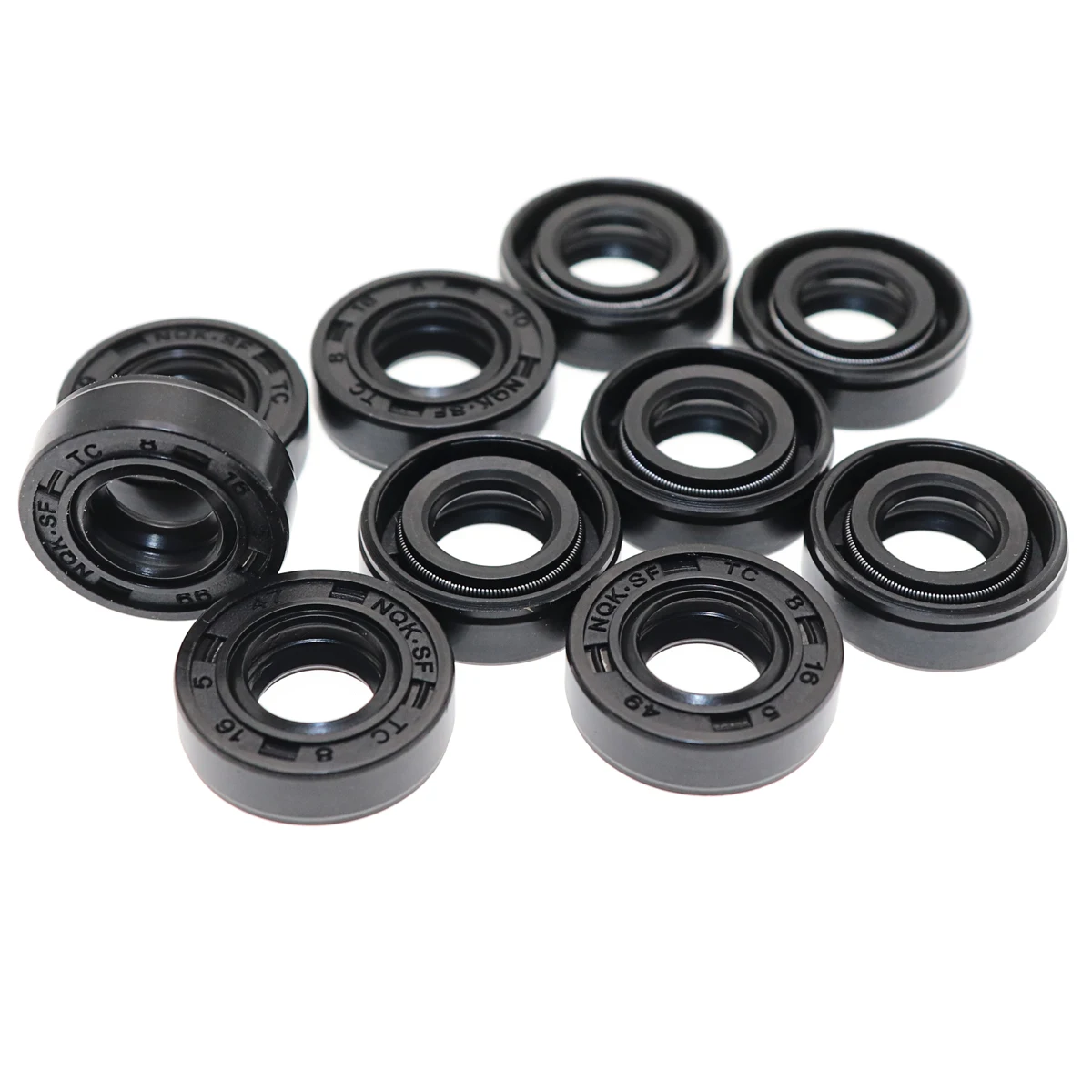 10pcs NQK 8x16x5 TC8x16x5 NBR Skeleton Oil Seal 8x16x5 Seals NQK high-quality Seals 8*16*5 Radial shaft seals