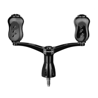 Gomexus Aluminum Power Handle with 22mm Titanium Knob for Shimano  Stella FK FJ  15 Twin Power XD/FD/XG Sephia xr Spinning Reel