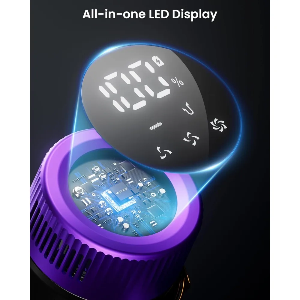 مكنسة كهربائية لاسلكية، مكانس كهربائية 600 وات 50 كيلو باسكال 70 دقيقة للمنزل، مكنسة كهربائية لاسلكية قائمة بذاتها مع قاعدة شحن #6