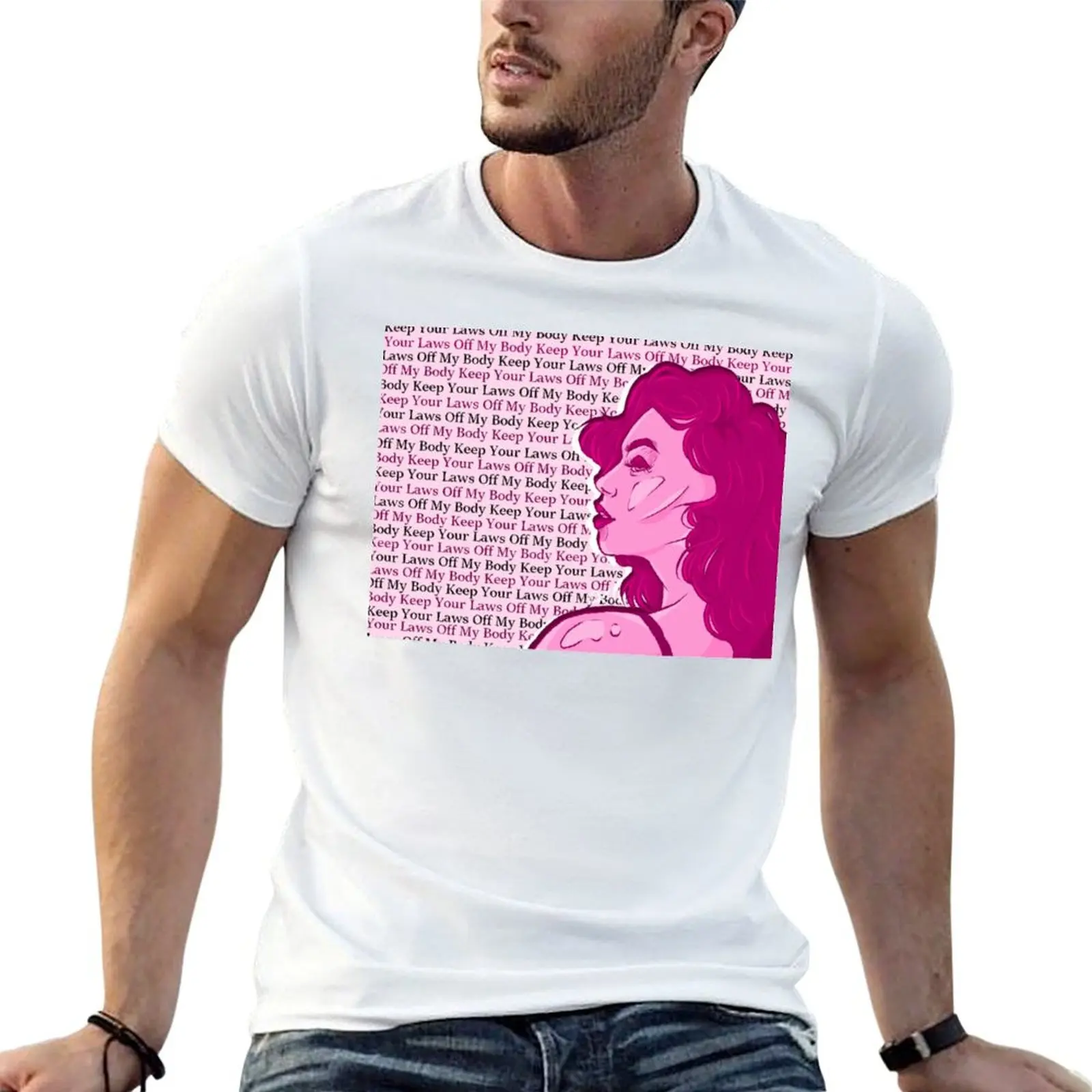 Laws Off MY Body T-Shirt aesthetic clothes heavyweights T-shirt men