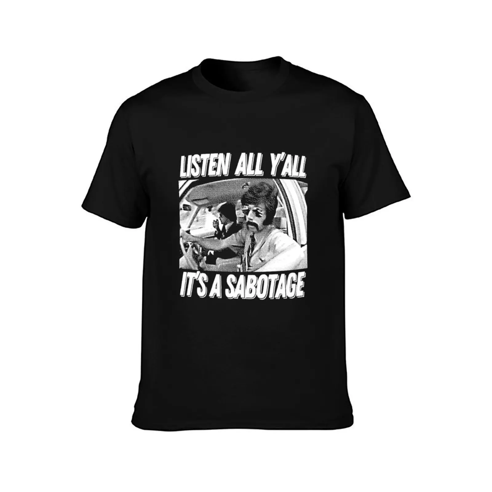 Sabotage Boutique Beastie Boys Old Style Fan Art Design T-Shirt Plus Size Everyday Tee Shirt