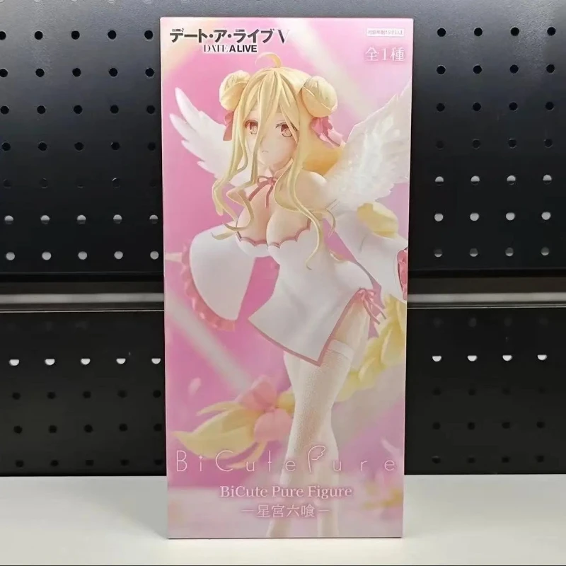 FuRyu BiCute Pure DATE A LIVE V Hoshimiya Mukuro ~Angel~PVC 21CM Anime Action Figures Model Collection Toy