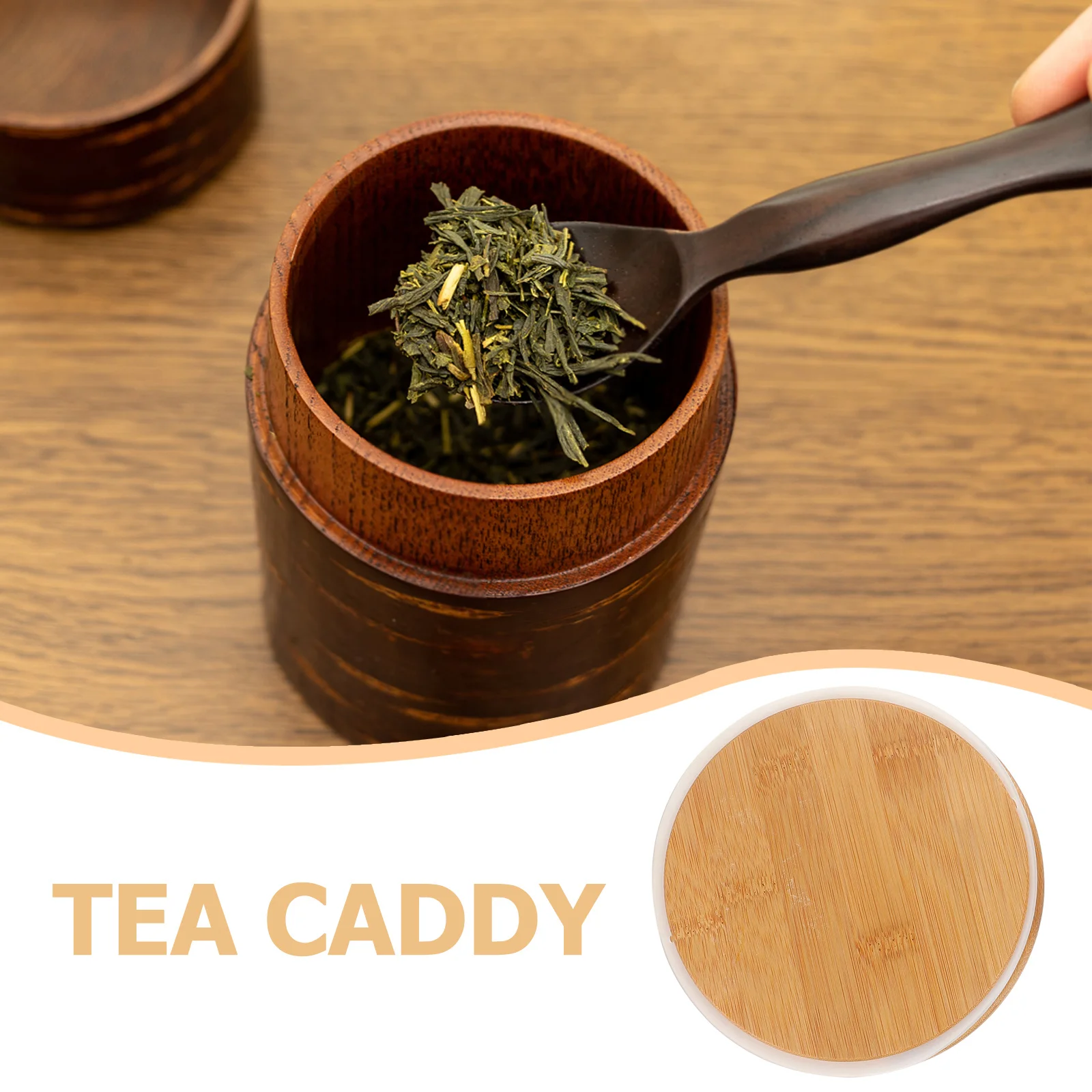 

2pcs Glass Bowl Covers Round Bamboo Lids With Silicone Sealing Rings Airtight For Yogurt Jar Pudding Bottle Reusable Kitchen