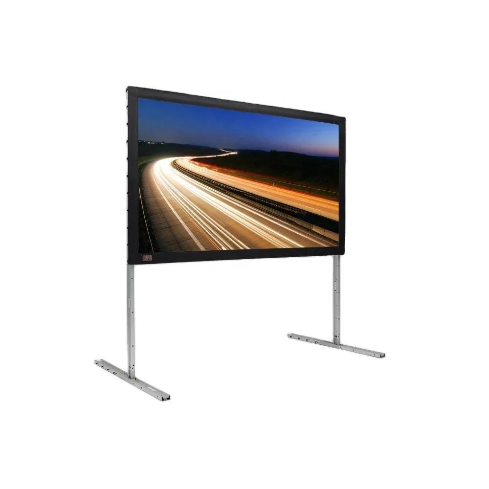 

4x3 Meter Large Size Outdoor Fast Folding Projector Screen Foldable Projection Screen,