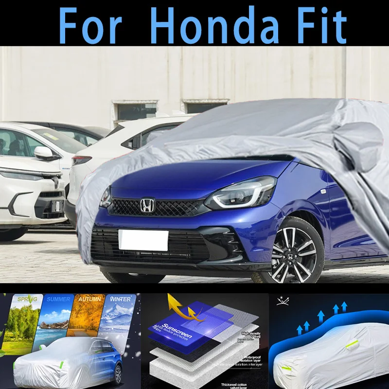 

Защитный чехол для автомобиля Honda Fit, защита от солнца, дождя, УФ, пыли