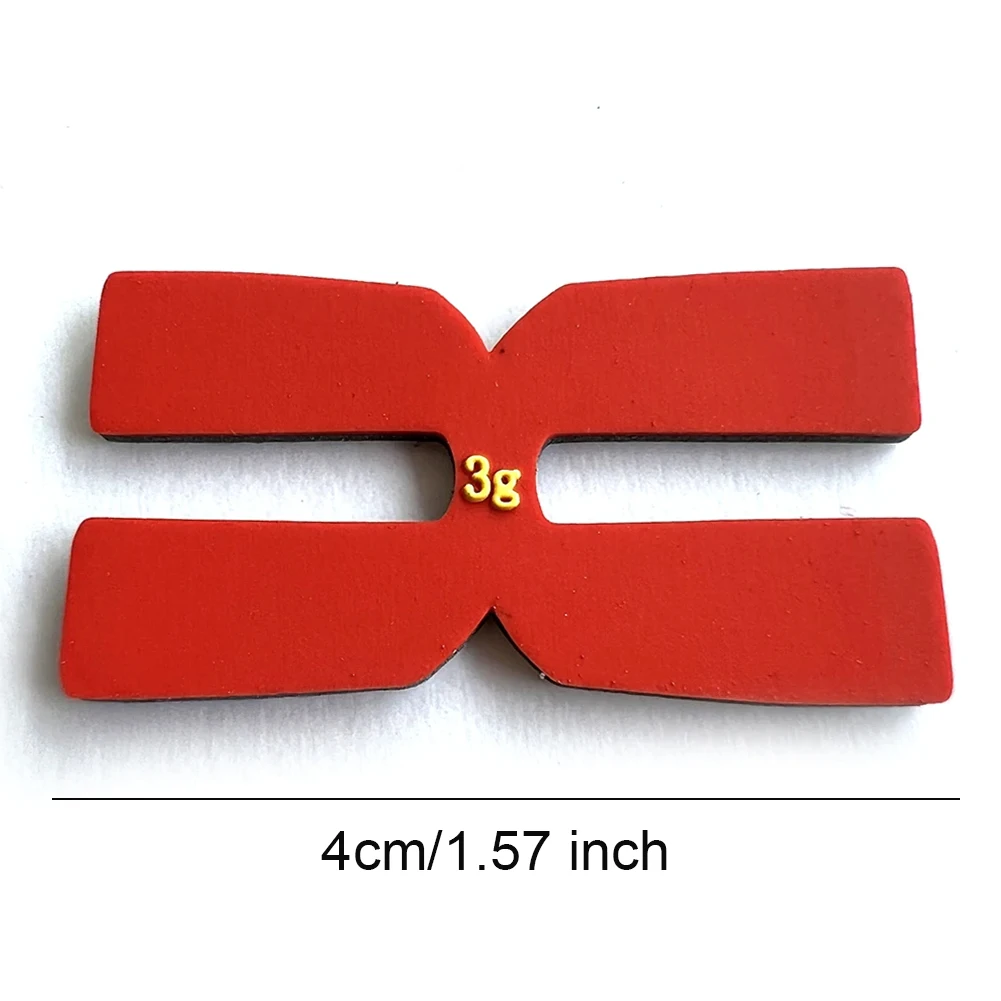 

6Pcs 3g Badminton Racquet Weighted Tapes Silicone Tennis Racquet Weight Balance Tapes H-Shaped for Tennis Badminton Accessories