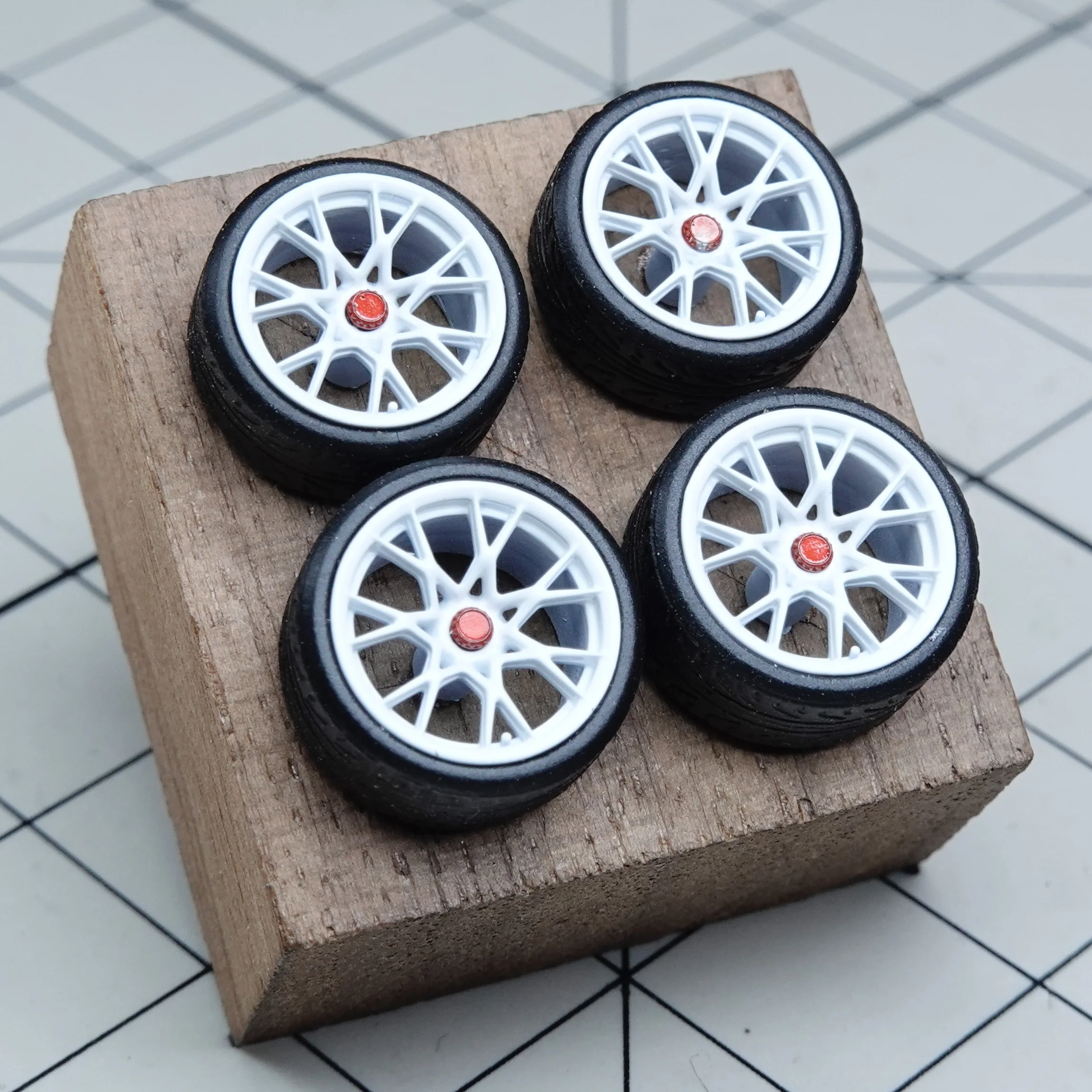 PuffStudio_1/64 مقياس محور عجلات 8.5/8.8 مللي متر المكونات في محور مناسبة ل 1/64 تعديل نموذج السيارة الملحقات