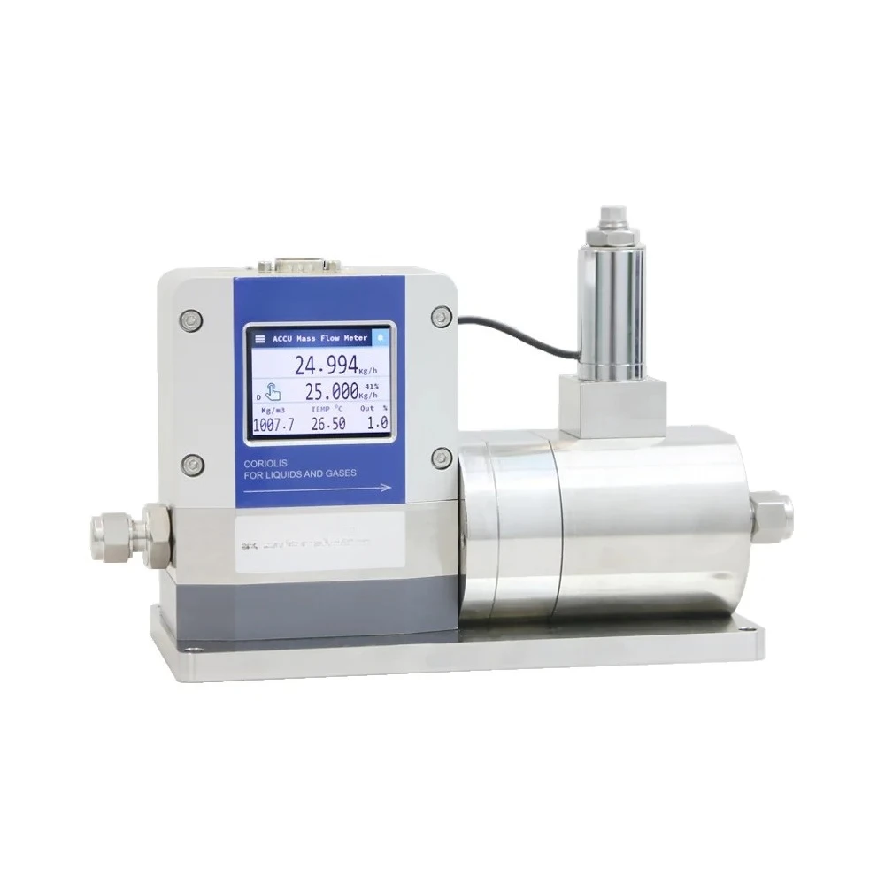 

China Factory Supply Coriolis Mass Flow Controller Customizable Coriolis Mass Flowmeter For Gas Liquid Air Medium