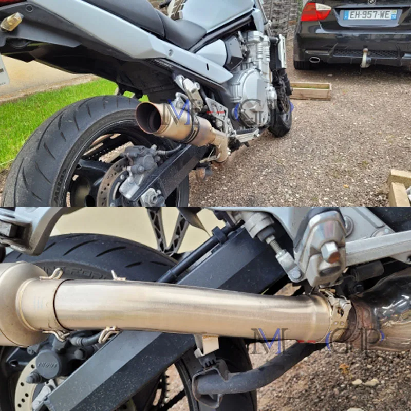 Slip On dla SUZUKI GSX650F GSF650 GSF1250 2007 - 2018 Motocyklowy układ wydechowy Modify Escape Moto Tube Tłumik Middle Link Pipe