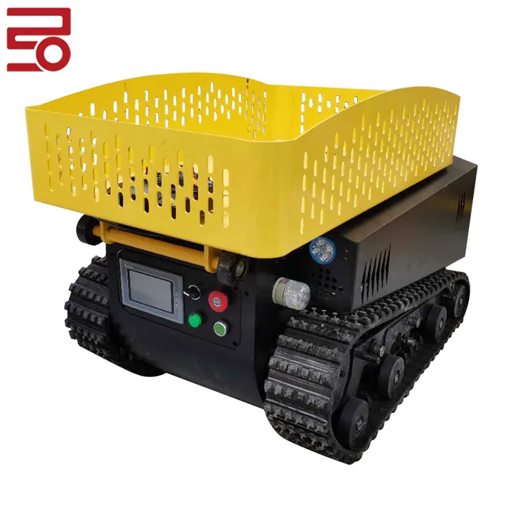 

ZHLUN agv building climbing robot load 200kg double track crawler type agv remote control climbing and walkable stairs agv