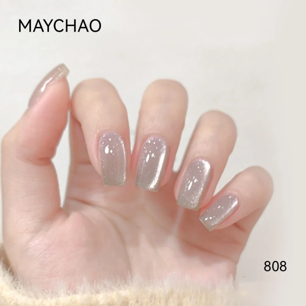 MAYCHAO-esmalte de uñas en Gel para ojos de gato, 10ml, UV, Soak Off, manicura semipermanente, barniz de Gel UV magnético para gatos, accesorios para uñas DIY para el hogar