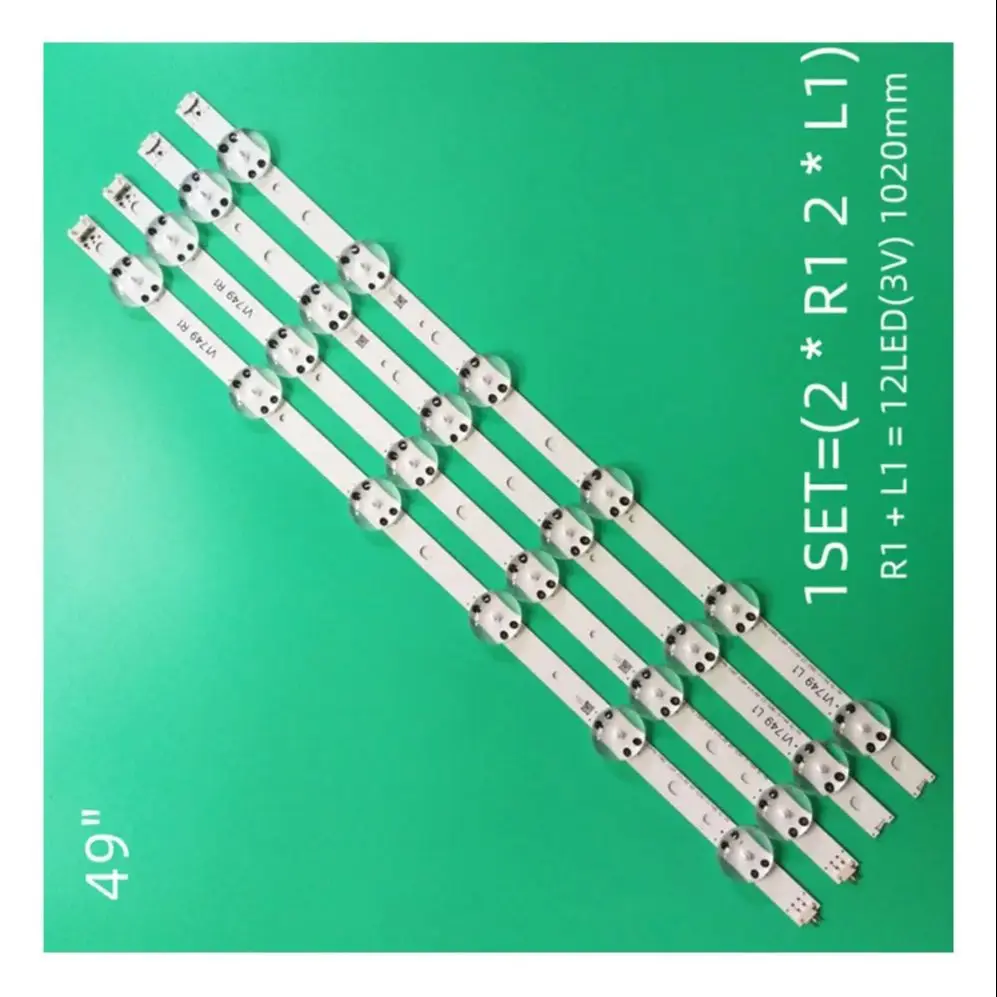 LED Strip For TV 49UJ630Y 49UJ654T 49SK7900PVB 49UJ701V 49UJ6100 49UJ6300 49UJ6307 49UJ6309 49UJ6320 49UJ6350 49UJ6500 49UJ6510