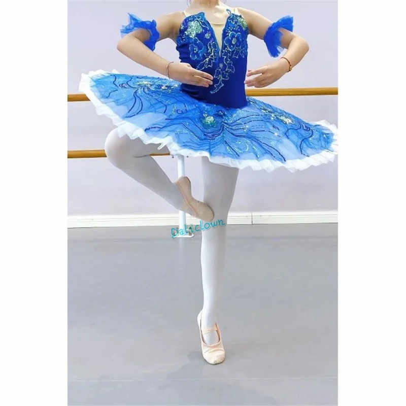 Performance Professional Ballet Tutu Girls Adult Kids Swan Lake Ballerina Dance Costume Pancake Tutu Pink Ballet Dress Girls