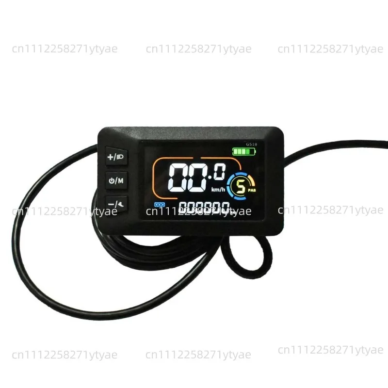 Electric Bicycle LCD Display G518 Color Screen E-bike Dashboard Speedometer