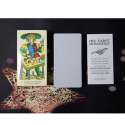 Tarot De Marseille.Tarot Cards with Guide Book.tarot Cards for Beginners.Fate Divination.Divination Tarot Cards