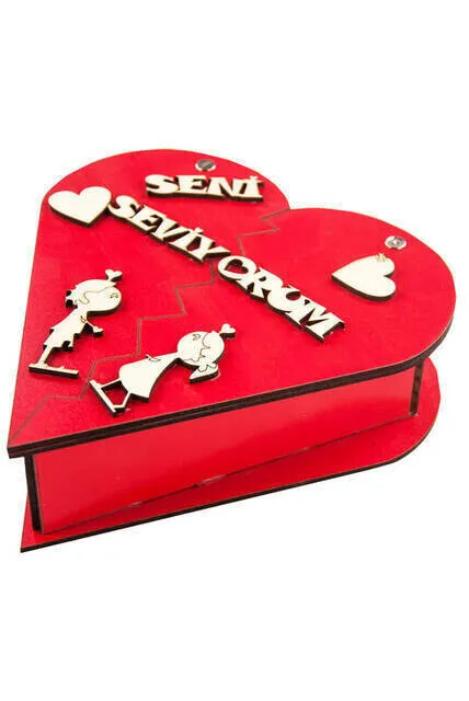 IQRAH Heart Opened Light I Love You Love Gift Box Valentine