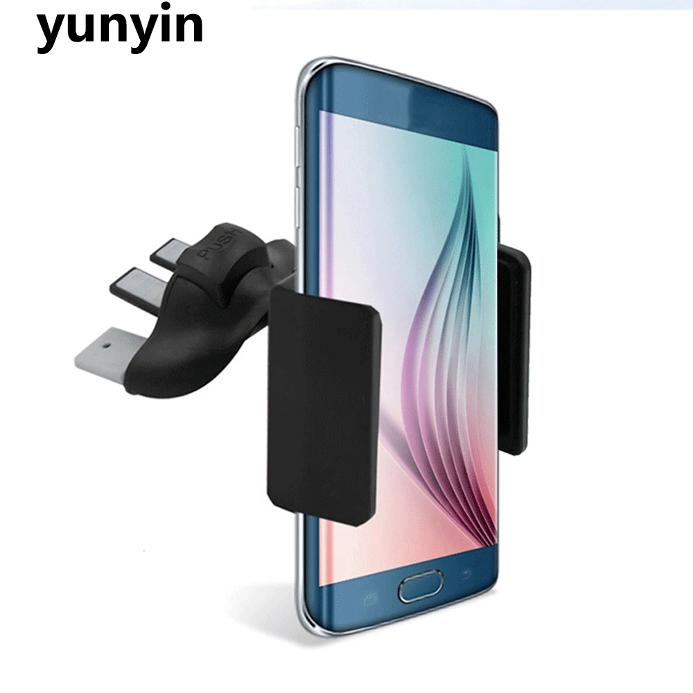 Yunyin Universal Phone Mount Holder Support Car CD Slot Air Vent Stand Cradle For IPhone 11 12 13 Pro Max Huawei Xiaomi Redmi