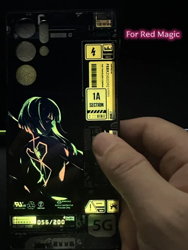 Etui na telefon Anime do Nubia Red Magic 10 9 8 Pro Plus 6 7 Pro, świecące etui LED do ZTE Redmagic 5S 6S 7S 8s 9s 10s Pro — zdjęcie produktu 6