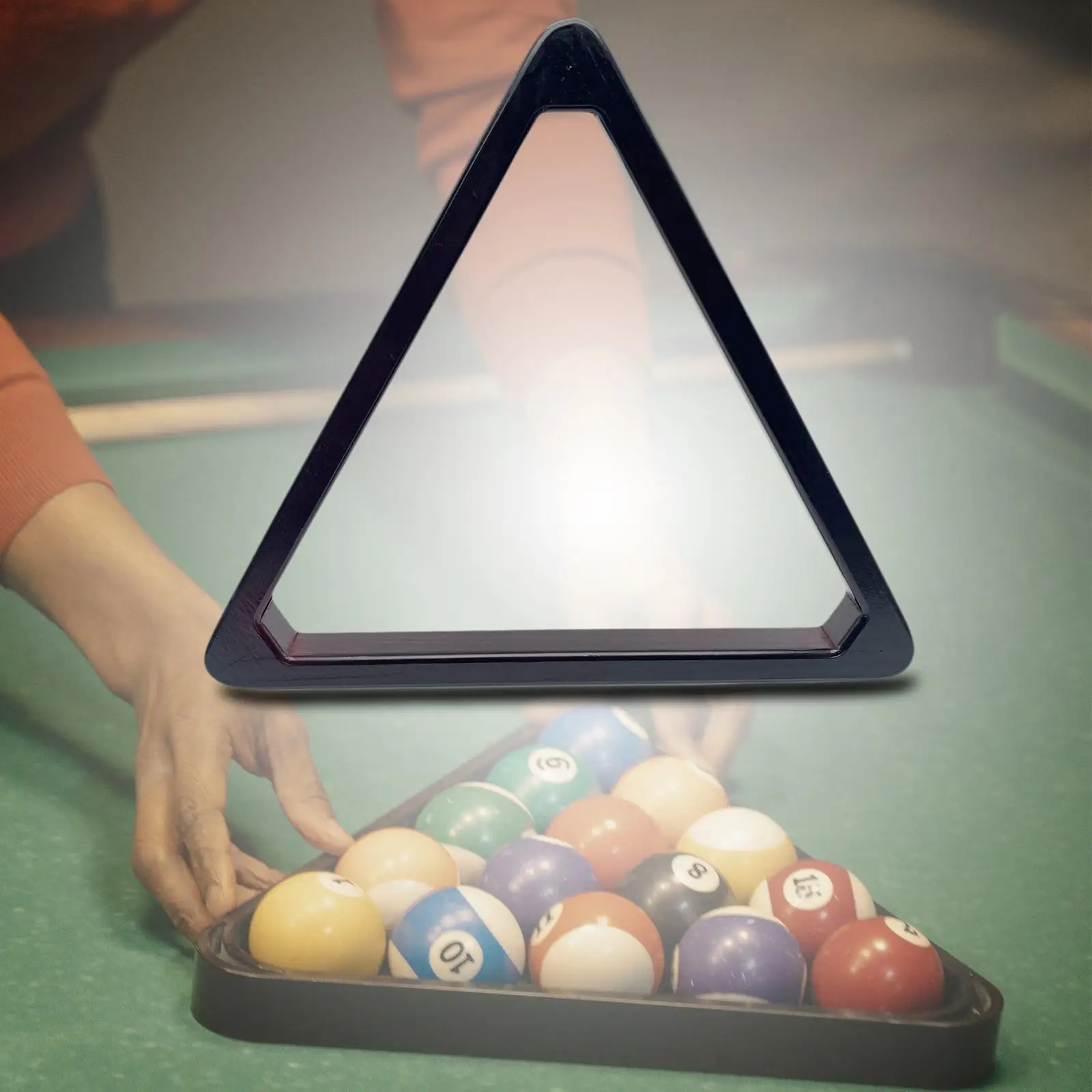 Wooden Billiard Stand Sports Supplies Pool Practical Pool Table Ball Holder Pool