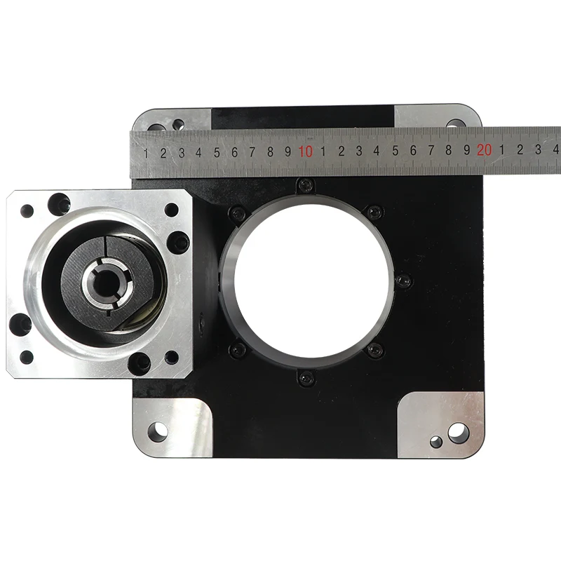 High Accuracy 200mm Rotary Disc Planetary Drive Hollow Shaft Optimized DD Servo Motor Speed Reduction