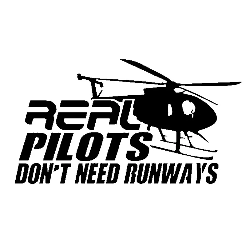 

18 * 9.8cm real pilots do not meet helicopter design, car window bumper, motorcycle accessory decoration, vinyl car stickers
