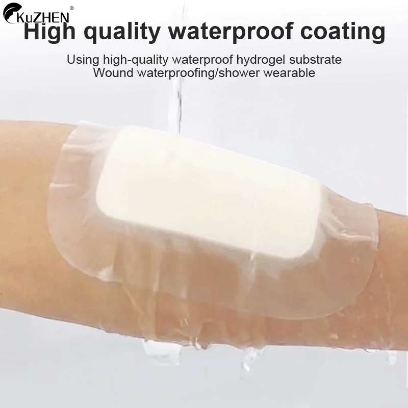 ضمادة لاصقة هيدروكولويد ، رقعة وسادة علاج قرحة معقمة ، العناية بالجروح ، 5 في كل صندوق