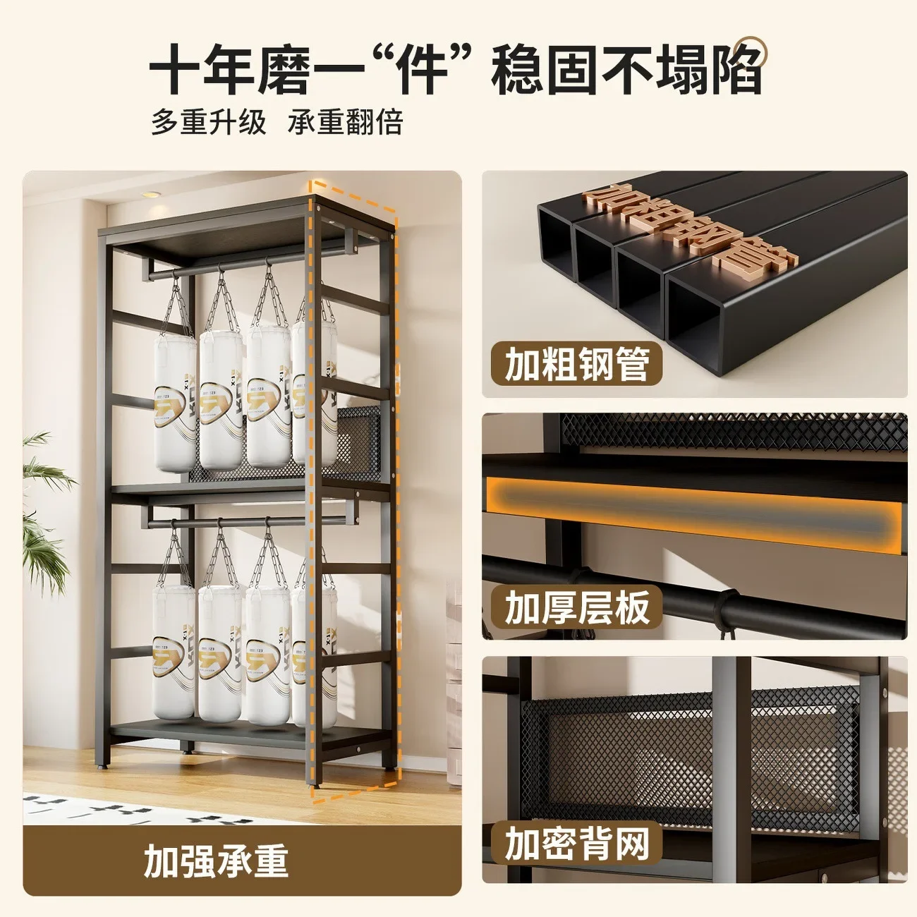 Perforated board wardrobe home bedroom rental room simple assembly wardrobe metal frame cloakroom clothes storage cabinet