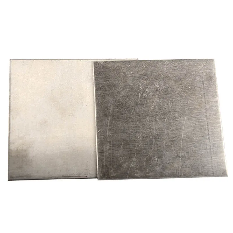 High Purity Nickel Sheet Square Nickel Plate Electrode Sacrificial Anode Sheet For Electroplating Thickness 1mm 2mm 3mm