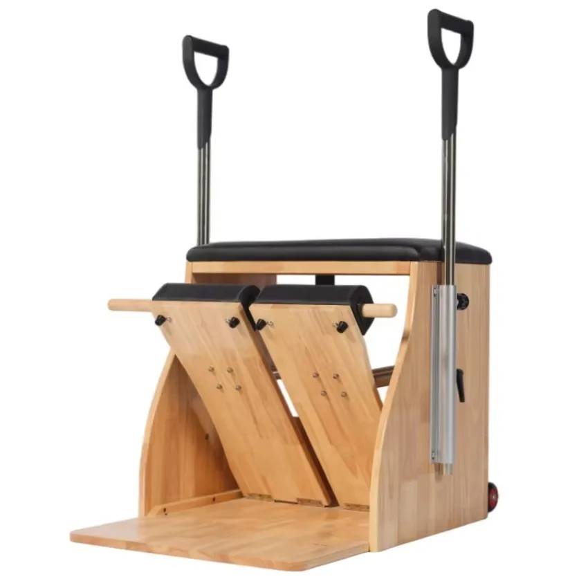 

Commercial Wooden Pilates 5-Piece Full Set Pilates Studio Equipment Reforme Wunda Chair pilates elevated reformer Body Exercise