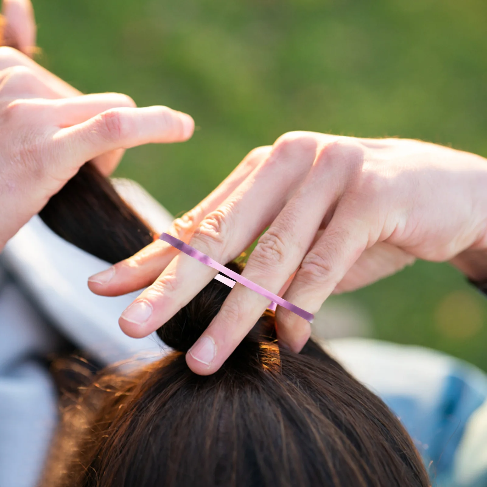 

500 Pcs Highly Elastic Hair Rope Ties Small Thick Band Shape Girl Bands for Girls Elastics