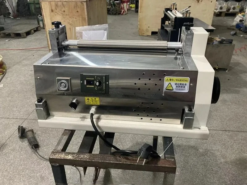 Applicator Hot Melt Glue Gluing MachineFactory Price 380mm Paper Box Glue Machine Hot Cold Glue