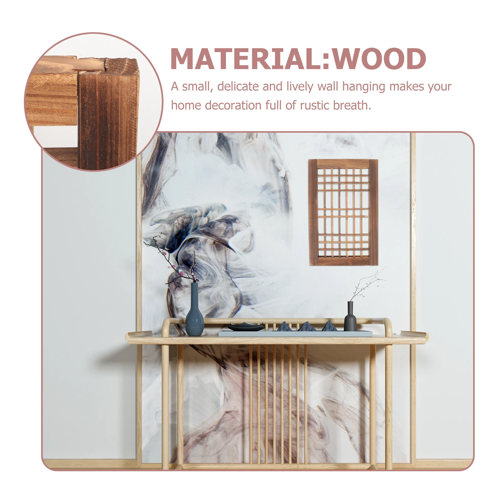 

Rustic Vintage Decor Faux Style Look Hanging Home Decoration Pane Ornament Farmhouse Decorative Wood Crafts Wall Decors