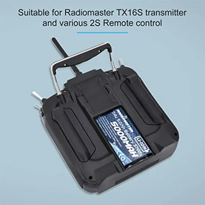 RadioMaster TX16S oryginalny nadajnik 2S 5000mAh bateria Lipo Frsky wieloprotokołowy Open Source zdalnie sterowany dron wyścigowy FPV