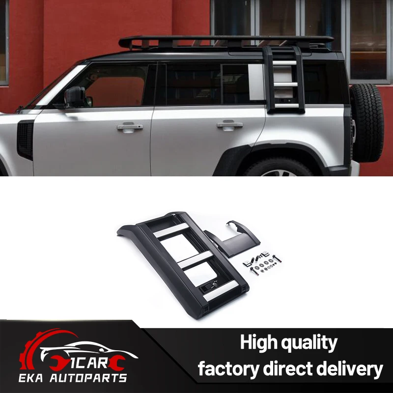 

Боковая лестница для Land Rover Defender 110 L663 2020-2025, высококачественная алюминиевая лестница для доступа на крышу в стиле OEM 1:1