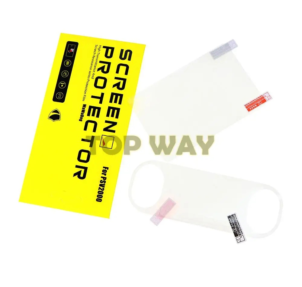 5set anteriore posteriore HD pellicola protettiva trasparente copertura superficiale plastica temperata per Sony PS Vita PSV 2000 PSV1000