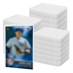 35PT Top Loader Clear Protective Trading Card Topload Holder Hard Plastic Card Sleeves Holder for Baseball Card Sports Cards