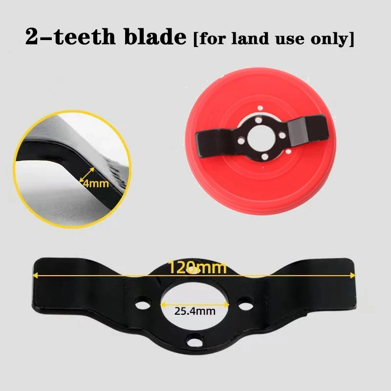 Weeder Plate Brush Cutter Head Multi-functional 2/5 Teeth Rice Field Dry Land Weeding Tray Lawn Mower Accessories Weeder Plate
