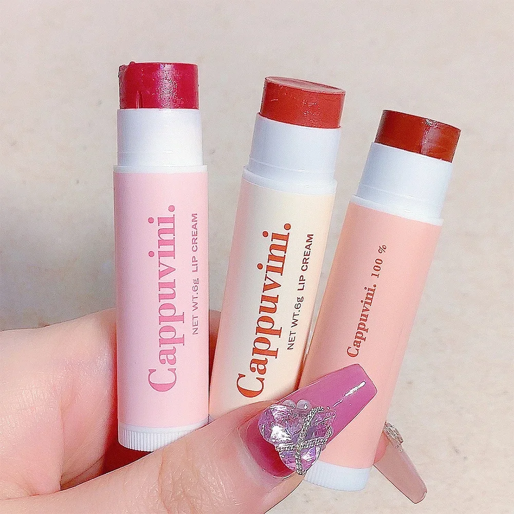 1/3 ชิ้น/เซ็ตลิปสติกให้ความชุ่มชื้นกันน้ํา Long Lasting Nourishing Lip Care Anti-drying Exfoliating สี Lip Balm เครื่องสําอาง