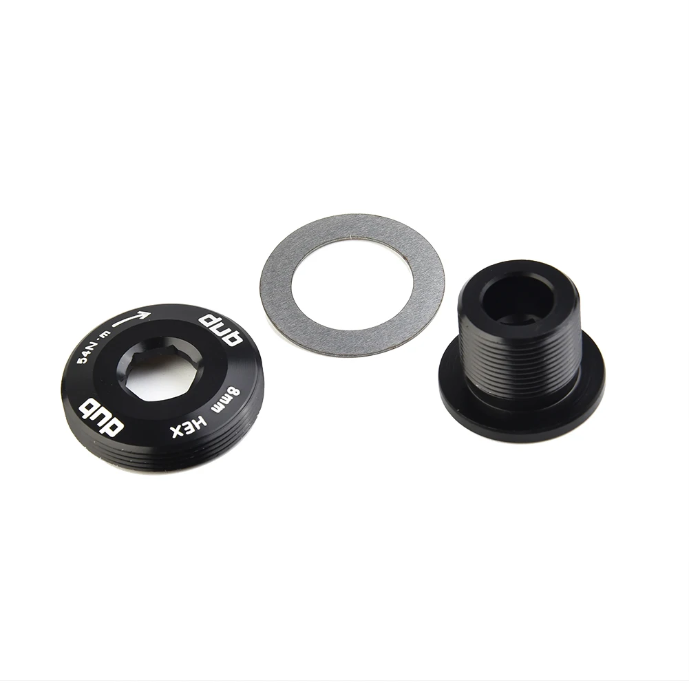 M18-M30 Selbstextrahierende Kurbelschraube für SRAM für DUB Kurbelgarnituren Aluminiumlegierung Schwarz Ersatzteil für Fahrrad – Detail 2