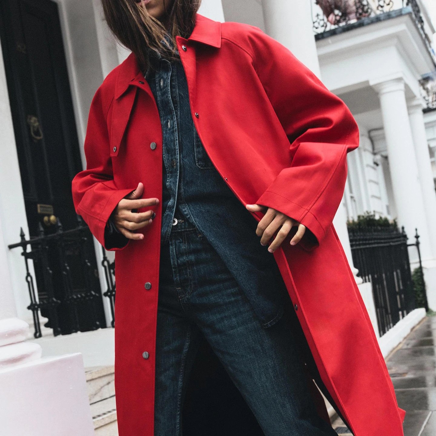 Fashionable Long Casual Commute Women's Coat Autumn 2026 Long Sleeve Turn-down Collar Windbreaker ZADATA Pure E-commerce