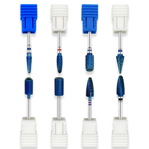 Imagen 2 del producto Juego de brocas para manicura 5 en 1, cortadores de taladro eléctrico, fresas eléctricas para manicura, herramientas para equipos de uñas 