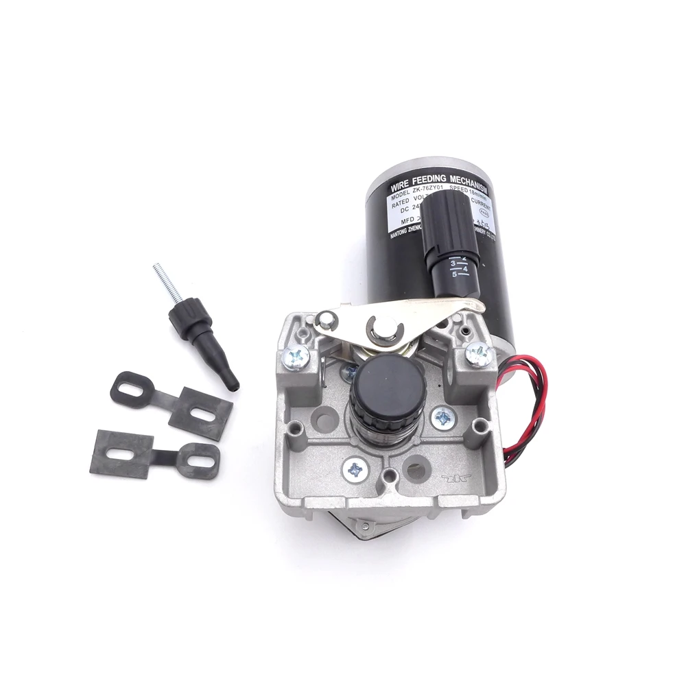 Motor alimentador de alambre MIG, 80W, 76ZY01, CC 24V, 42V, 0,8-1,0mm, conjunto de Motor, máquina de alimentación