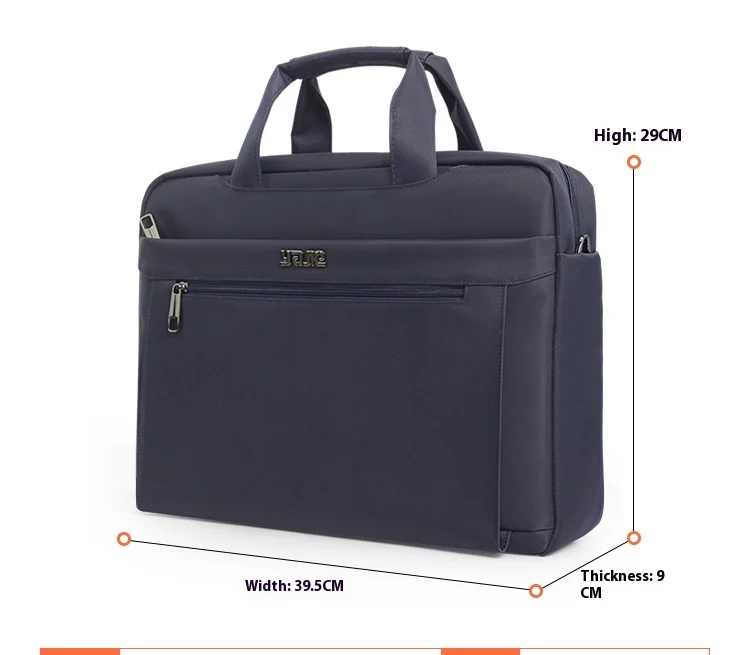 Business Herren Aktentasche Canvas wasserdicht große Kapazität 15,6 Zoll Laptoptasche Arbeitstasche Business offizielle Tasche Büro